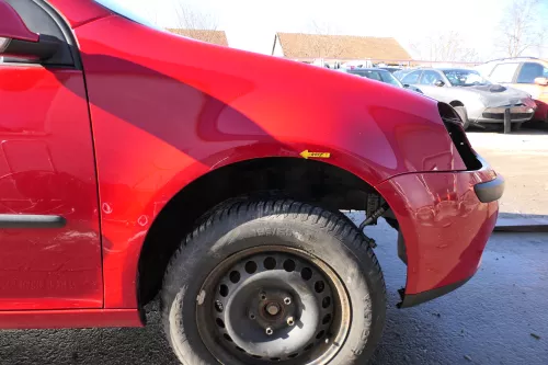 VW Golf 5 V 1K Kotflügel vorne rechts rot LY3D - Rost (174001)