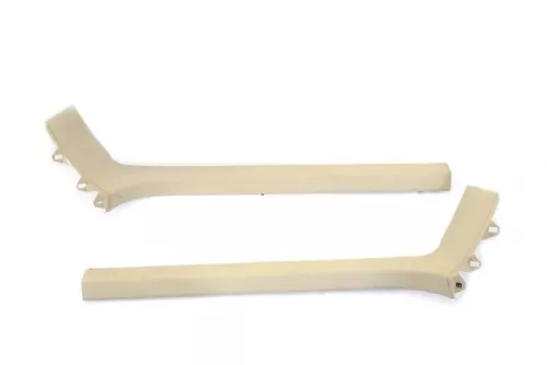 2x VW Eos 1F Einstiegsleisten rechts + links vorne Leisten beige besch 95T