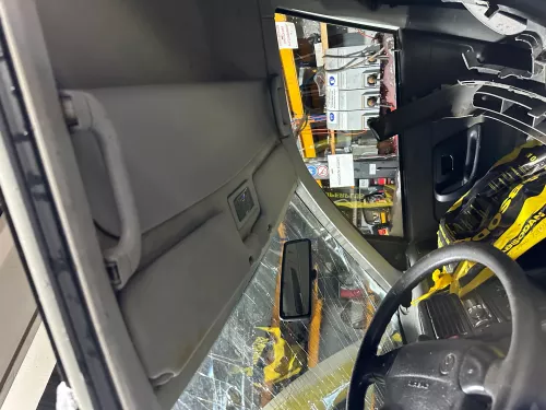 VW Caddy 9K Himmel Innenraum Decke Dachhimmel Dach oben grau vorne (174313)