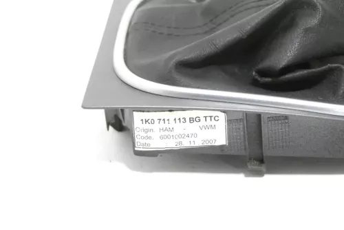 Golf 5 Schaltknauf Schaltsack Schaltung Schaltknüppel Leder 5-Gang 1K0711113BG (174379)