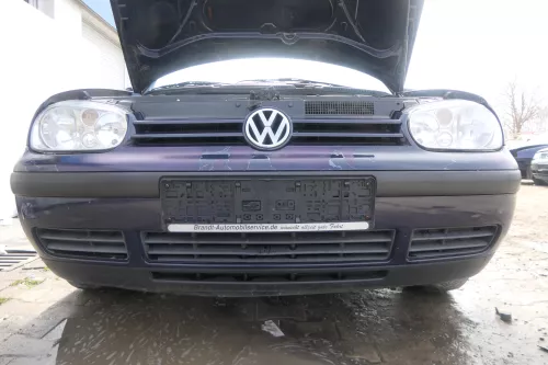 VW Golf 4 1J Stoßstange vorne Stoßfänger vorn blau LA5G (174529)