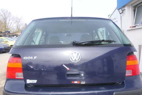 VW Golf 4 Limousine Heckklappe Kofferraumklappe Klappe hinten blau LA5G -ohneAnb (174535)