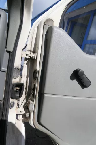 VW T4 Türverkleidung Verkleidung Tür vorne rechts Seitenverkleidung Seite grau (174593)