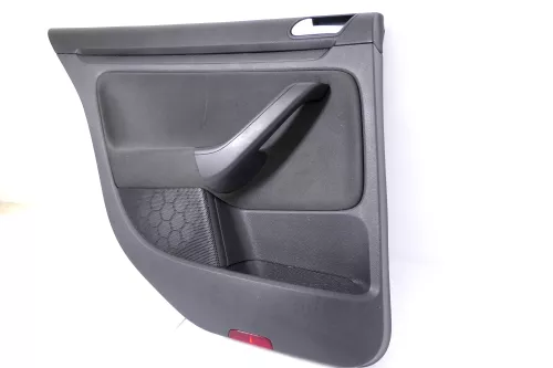 1x Golf 5 Limousine Türverkleidung Verkleidung Tür hinten links 4/5-Türer schwar (174643)
