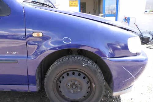 VW Polo 6N 6N1 Kotflügel vorne rechts LD5D blau lila  (174810)