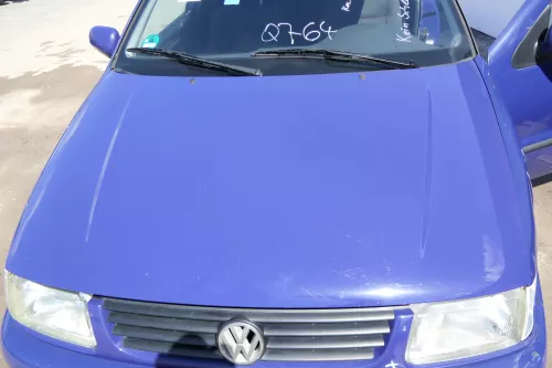 VW Polo 6N Motorhaube Frontklappe Haube vorne Klappe blau LD5D (174811)