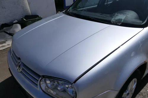 VW Golf 4 Motorhaube Haube Klappe vorne silber grau LA7W grau reflexsilber  (174976)