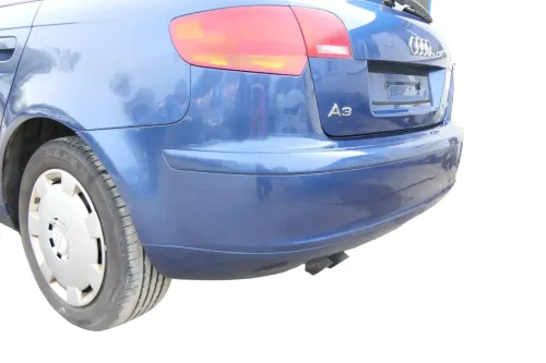 Audi A3 8P Stoßstange Stoßfänger hinten 4/5-Türer blau LZ5C (175031)