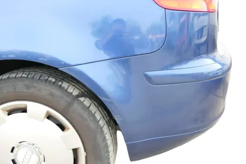 Audi A3 8P Stoßstange Stoßfänger hinten 4/5-Türer blau LZ5C (175031)