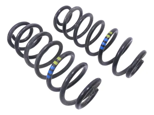A3 8P Federn Fahrwerk Feder hinten 8P0511115Q 3x blau 2x gelb - 2 Stück - Sport