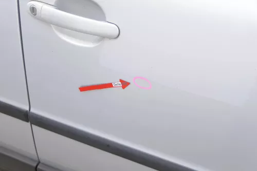 VW Passat 3B 3BG Kombi + Limo Tür vorne rechts Beifahrertür grau silber LB7Z (175103)