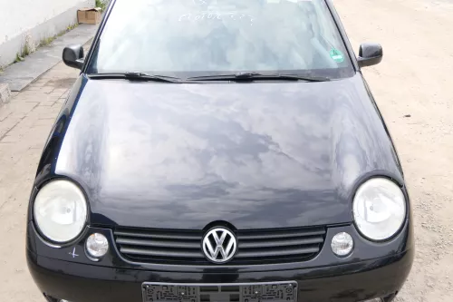 VW Lupo Motorhaube Klappe Frontklappe Haube vorne schwarz L041 uni  (175156)