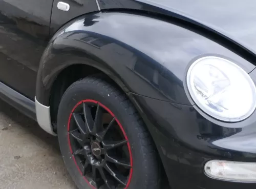 VW New Beetle 9C Kotflügel vorne rechts schwarz L041 1C0821104H