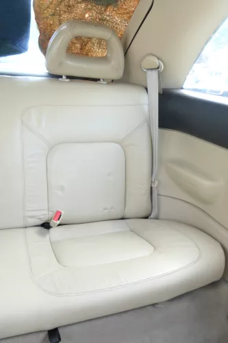 New Beetle 9C Sitz Sitze Rückbank Rücksitzbank Lehne Leder beige besch creme (175380)