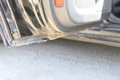 Audi A4 B5 Tür nur Türblatt hinten links schwarz LY9B - Facelift   -  ROST (175439)