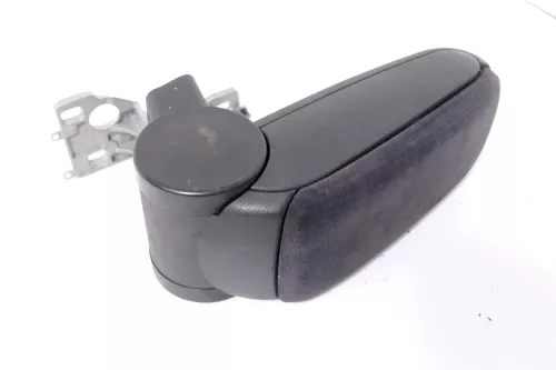 VW Passat 3B Mittelarmlehne Armlehne Lehne Mitte Original Leder schwarz - Mängel (175559)