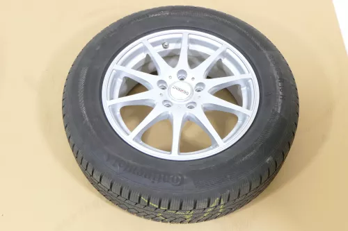 4x Golf 5 6 Alufelgen 215/65R16 98H Winterreifen Reifen 6mm KBA 49925 Dezent (175618)
