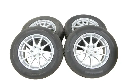 4x Golf 5 6 Alufelgen 215/65R16 98H Winterreifen Reifen 6mm KBA 49925 Dezent