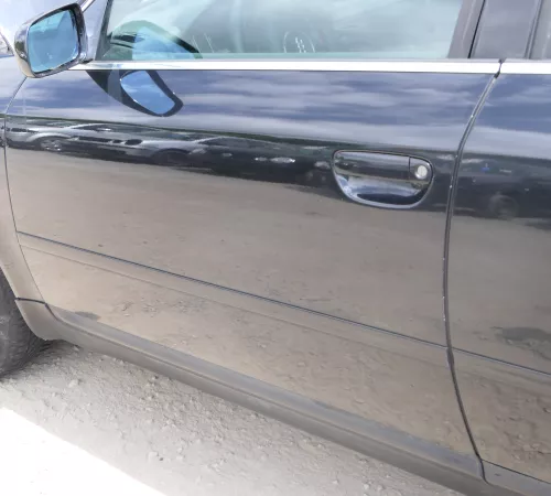 Audi A6 4B C5 Tür Türblatt hinten links nur Türblatt schwarz LN4J - Rost (175623)