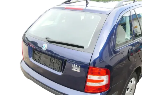 Skoda Fabia 6Y Combi Kombi Heckklappe Kofferraumklappe Klappe blau LF5U - DELLE! (175737)