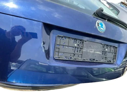 Skoda Fabia 6Y Combi Kombi Heckklappe Kofferraumklappe Klappe blau LF5U - DELLE! (175737)