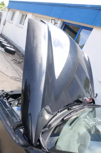 VW Lupo Motorhaube Klappe Frontklappe Haube vorne schwarz L041 uni  (175805)