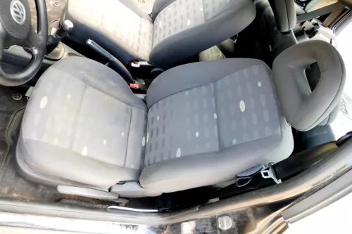 Arosa VW Lupo Sitz vorn links Fahrersitz Höhenverstellung höhenverste dunkel