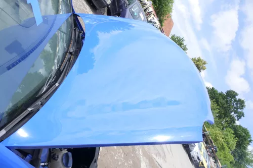 VW Polo 9N Motorhaube Klappe Haube vorne blau LA5F bis ca. Bj. 2004 (175902)