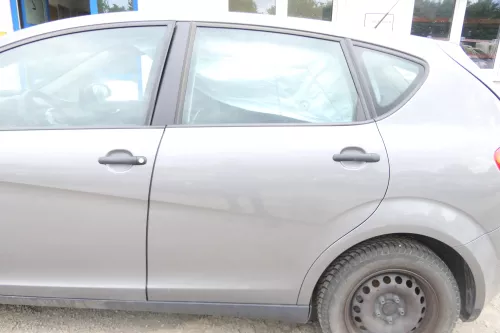 Seat Altea 5P Tür hinten links grau LW7Y - ohneAnbauteile