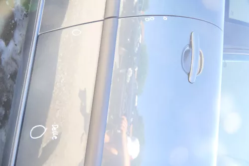 Seat Ibiza 6L Tür Fahrertür 2/3-Türer vorne rechts grau LS7Z ohne Anbautei (176099)