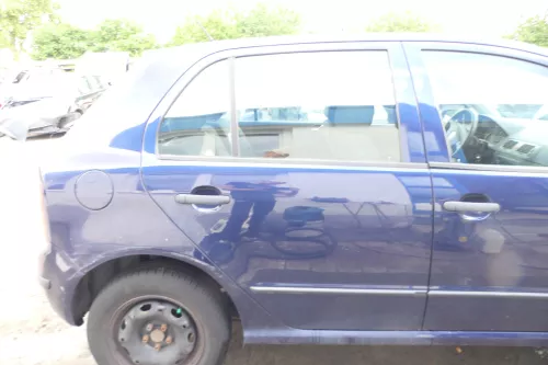 Skoda Fabia 6Y Limousine Schrägheck Tür hinten rechts blau LF5U