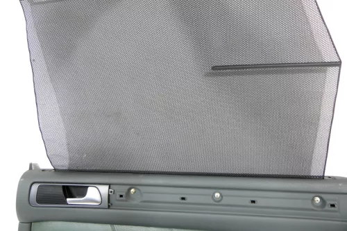 1x Audi A6 4B Türverkleidung Verkleidung Tür hinten rechts Leder grün farngrün (176264)