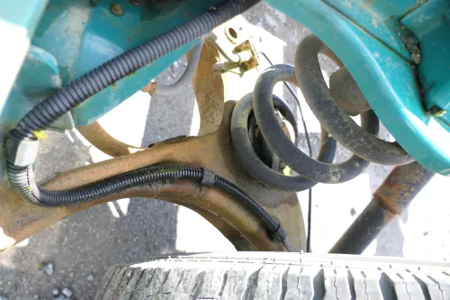 2 Stück VW T5 Feder Federn hinten links + rechts DOKA TDI 2,5   7J0511115D