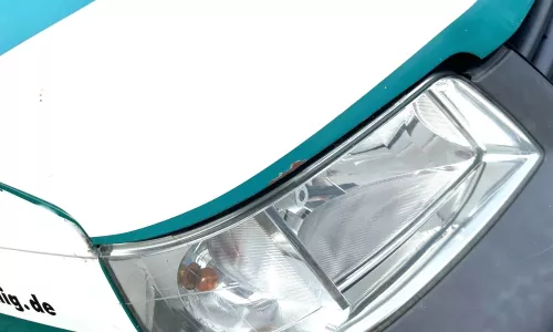 VW T5 Multivan Motorhaube Haube Klappe vorne grün weiß (176438)