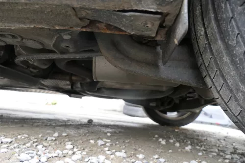 Audi A3 8P Auspuff Endschalldämpfer hinten 1,6  Motor BAG BLP BLF Mittelschal (176537)