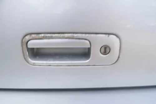 VW Golf 4 Limousine Heckklappe Kofferraumklappe Klappe hinten silber LA7W ohnAnb (176618)