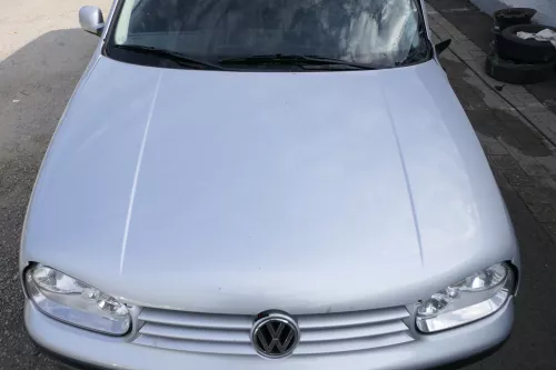 VW Golf 4 Motorhaube Haube Klappe vorne silber grau LA7W grau reflexsilber  (176620)