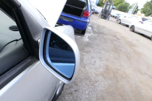 Golf 4 Bora elektrischer Spiegel vorne rechts Außenspiegel grau silber LA7W Glas (176622)