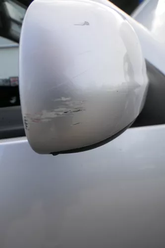 Golf 4 Bora elektrischer Spiegel vorne rechts Außenspiegel grau silber LA7W Glas (176622)