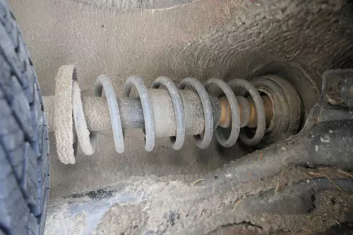 2x Polo 6N2 Federbein Feder Federn Stoßdämpfer links + rechts - hinten (176654)