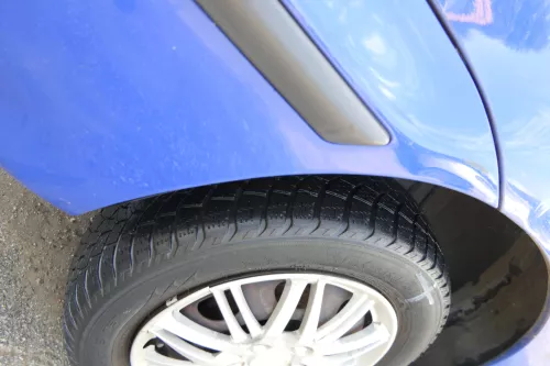 VW Polo 6N2 Stoßstange hinten Heckstoßstange Stoßfänger blau LA5C surf (176660)