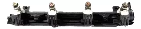 Polo 9N 6L A2 Einspritzdüsen Düsen + Leiste 036906031M 1,4 16V BBY 55kw 75PS