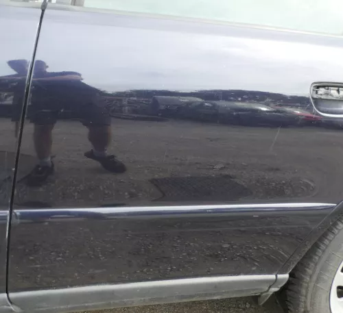 Audi A4 B5 Tür nur Türblatt hinten links blau LZ5L - Facelift