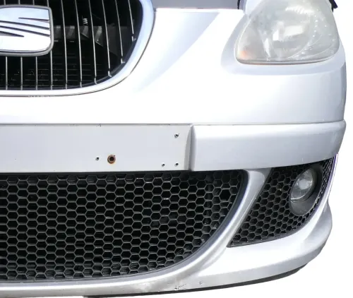 Seat Altea 5P Stoßstange vorne Frontstoßstange Stoßfänger grau LS7N + Grill (176740)