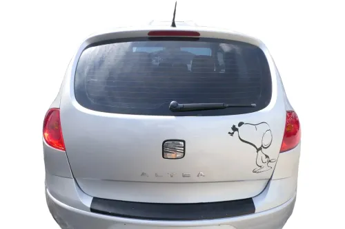Seat Altea 5P Heckklappe mit Scheibe Klappe hinten grau silber LS7N