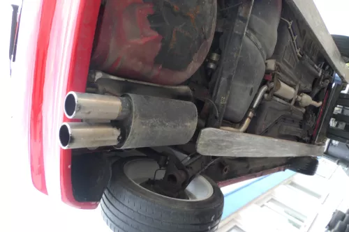 VW Polo 6N2 6N Sportauspuff Tuning Sport Auspuff Endschalldämpfer Endtopf Sport