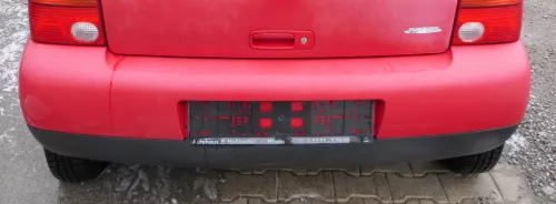VW Lupo Stoßstange hinten Heckstoßstange Stoßfänger rot LP3G (177055)