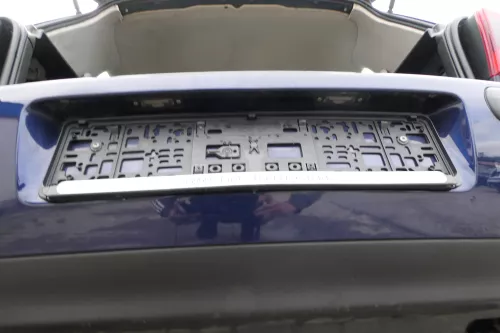 VW Golf 4 Limousine Stoßstange hinten Heckstoßstange Stoßfänger blau LB5N (177095)