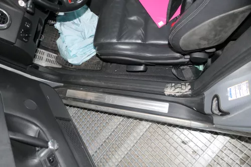 2x Audi TT 8N Einstiegsleisten rechts + links vorne S-line Leisten