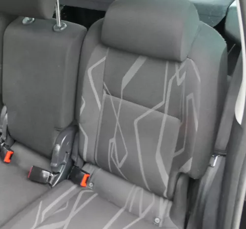 Roomster 5J Sitz Rückbank Rücksitzbank Lehne hinten links